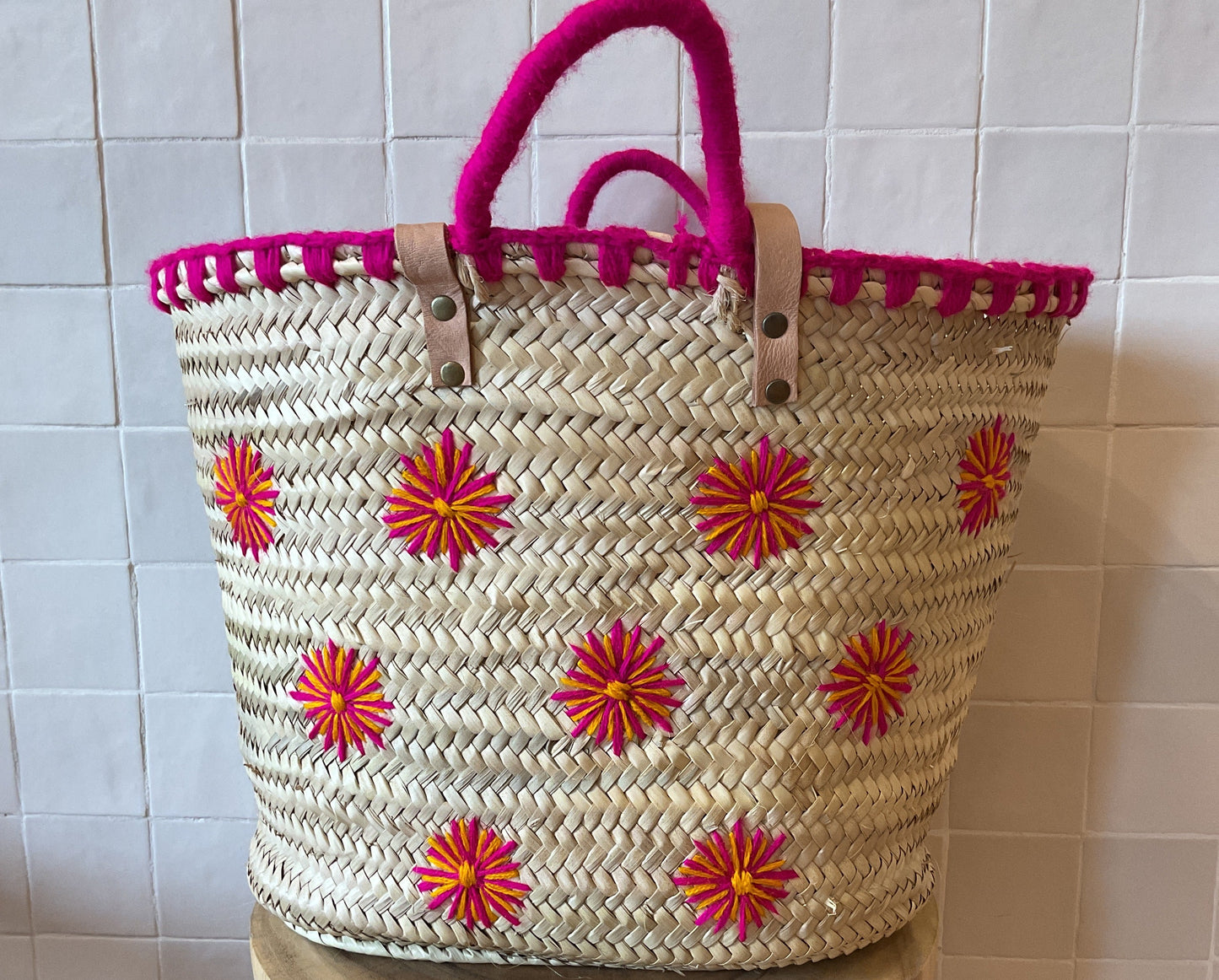 Moroccan Basket Market Daisy