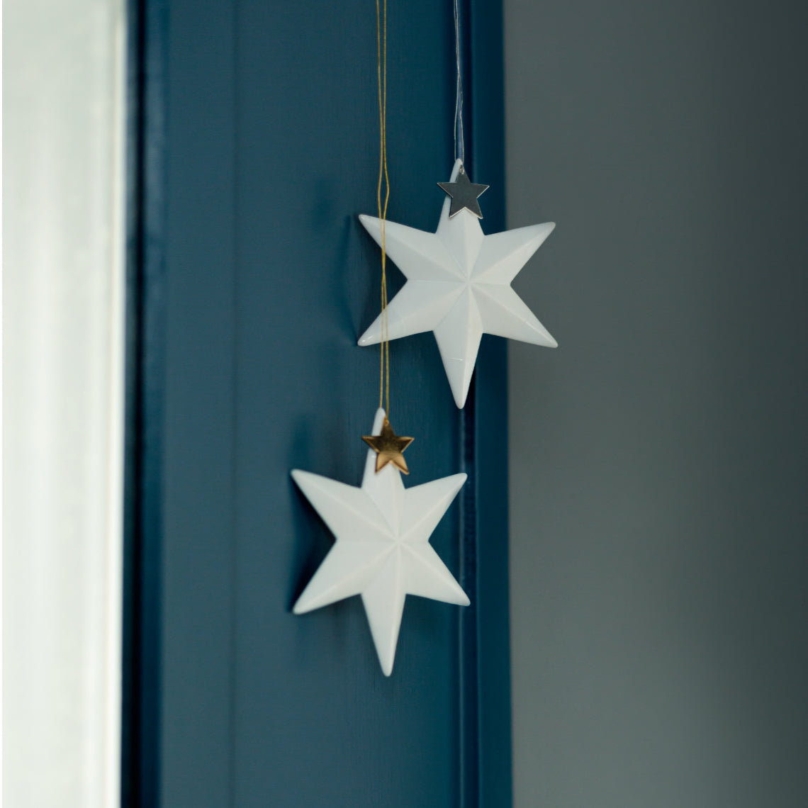 Star gold Ornament Porcelain