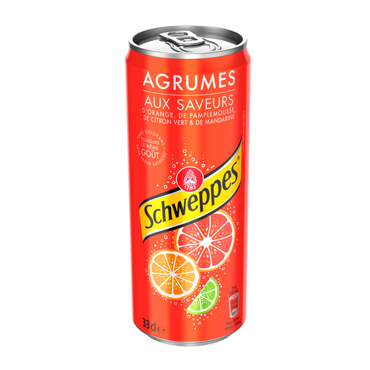Schweppes citrus drink can 33cl - 11.2fl.oz