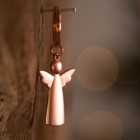 Angel keyring copper