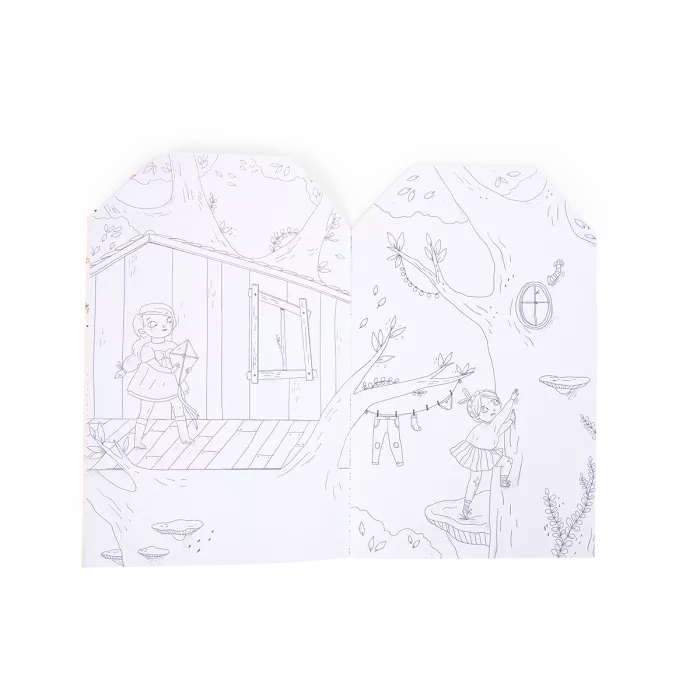 Coloring book Stickers - The Parisiennes