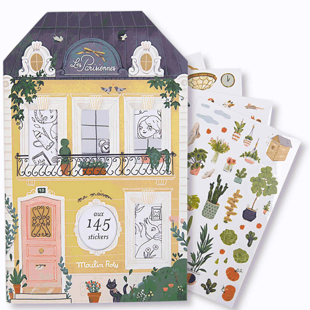 Coloring book Stickers - The Parisiennes