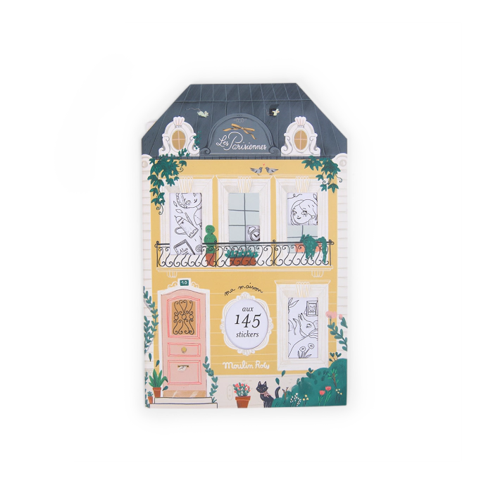 Coloring book Stickers - The Parisiennes