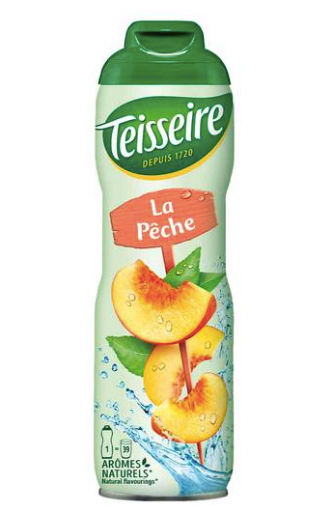 French Peach Syrup Teisseire