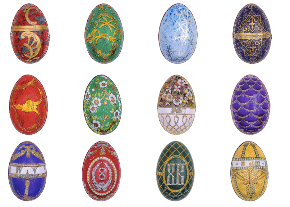 Le Petit Duc Fabergé mysterious egg filled with chocolate pearls 3.5oz