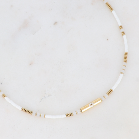 Cylindre Necklace Gold