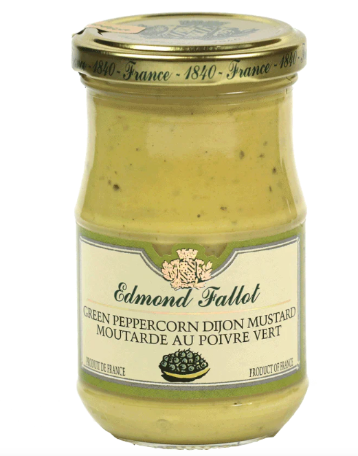 Dijon Mustard with Green Peppercorn Edmond Fallot 210g