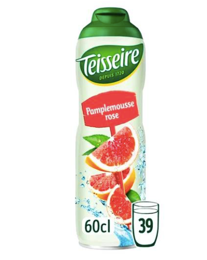 French Pink Grapefruit Syrup Teisseire