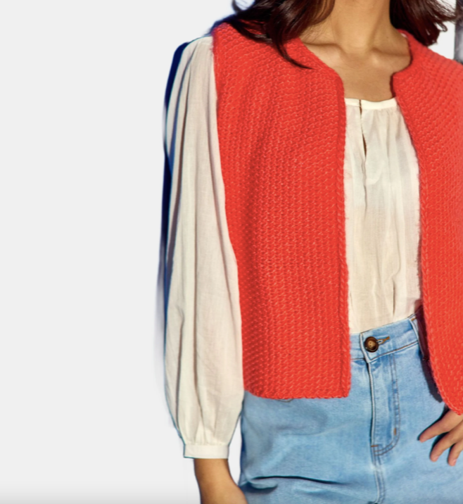 Crea Cardigan Corail