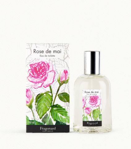 Rose de Mai (May Rose) Eau de Toilette Fragrance 100ml - Fragonard