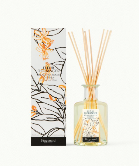 Fleur d’Oranger (Orange Blossom)  Reed Room Fragrance diffuser 200ml - Fragonard