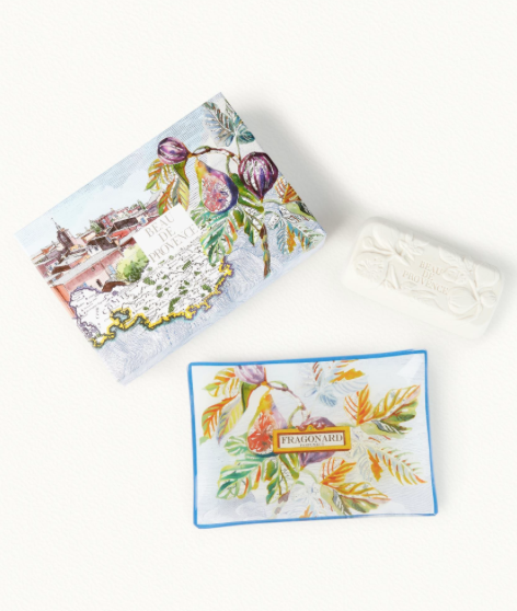 Beau de Provence Soap and Dish Soap Fig - Fragonard