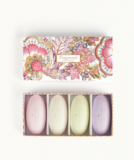 Set of 4 soaps flowers - Fragonard
