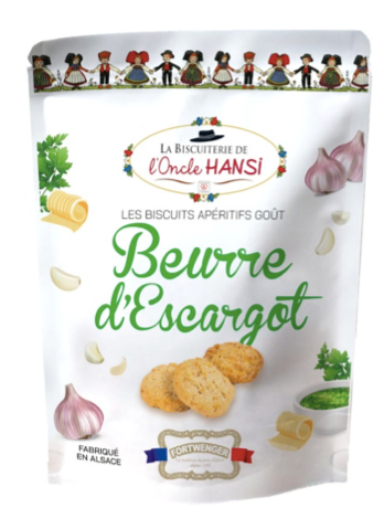 Biscuits with butter, garlic & parsley (beurre d'escargot) 150g (5.3oz) - Fortwenger