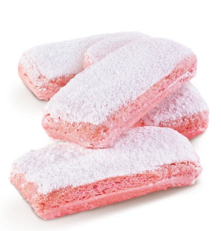 Pink Champagne Biscuits, Reims biscuits clear sachet 250g (8.8oz) - Fossier