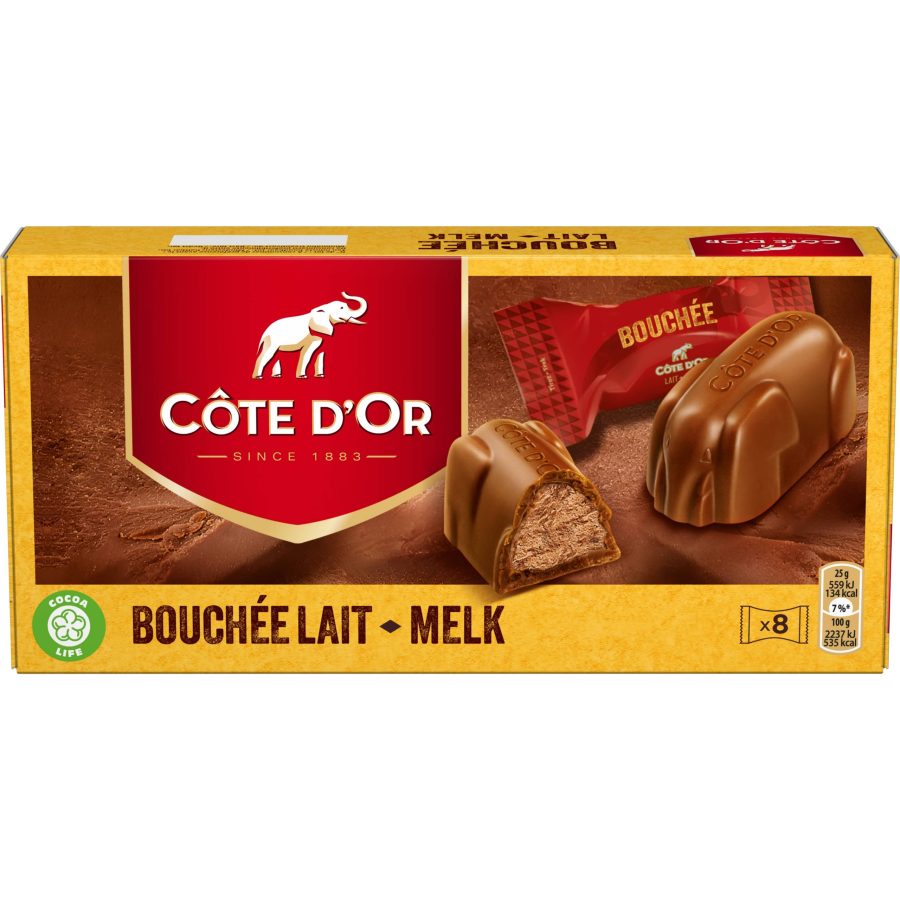 Bouchees dessert 8 pieces Milk Côte d’Or
