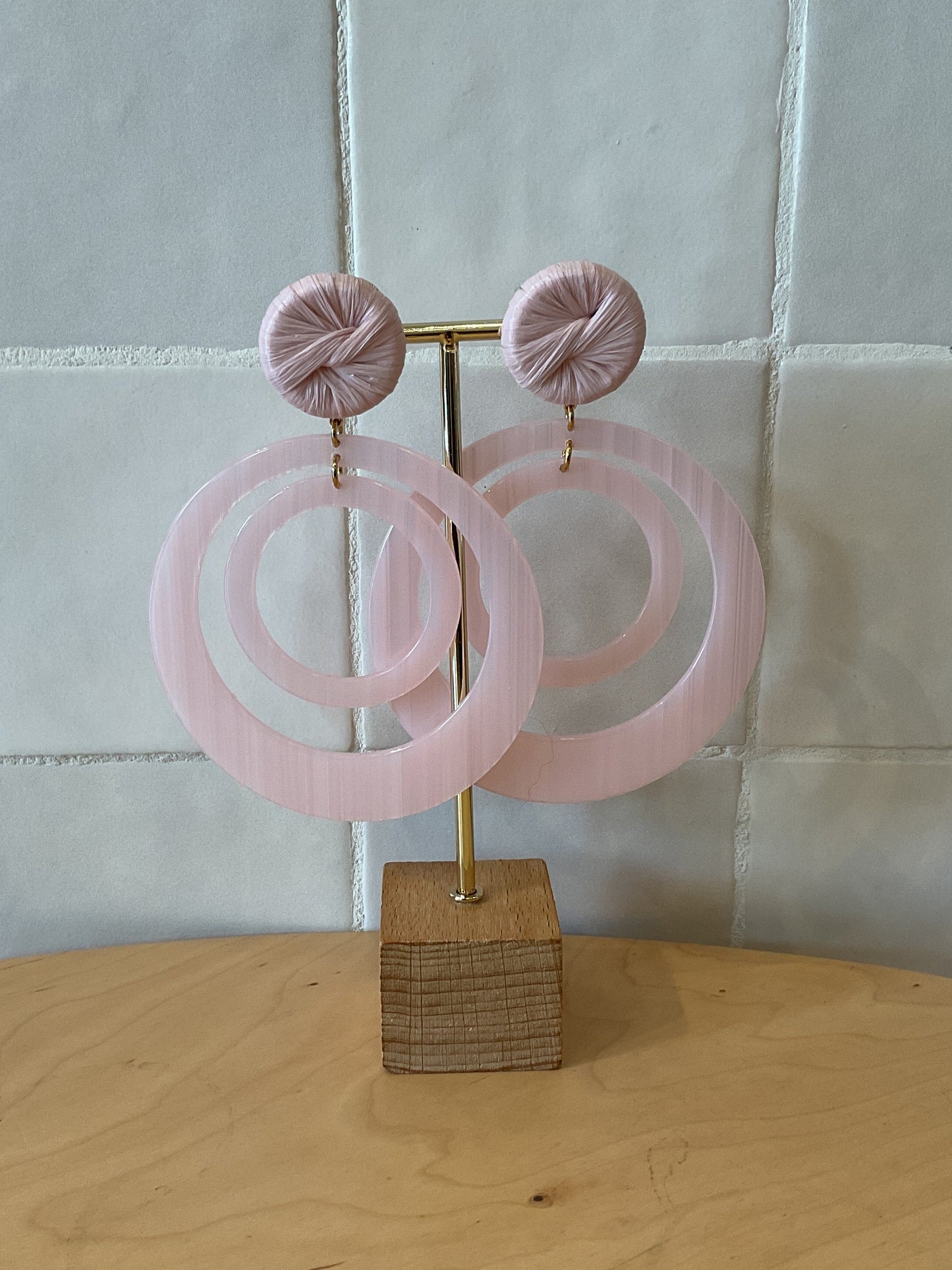 Bella Earrings Pink