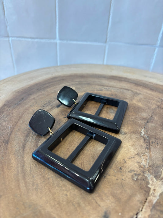Bea Earrings Black