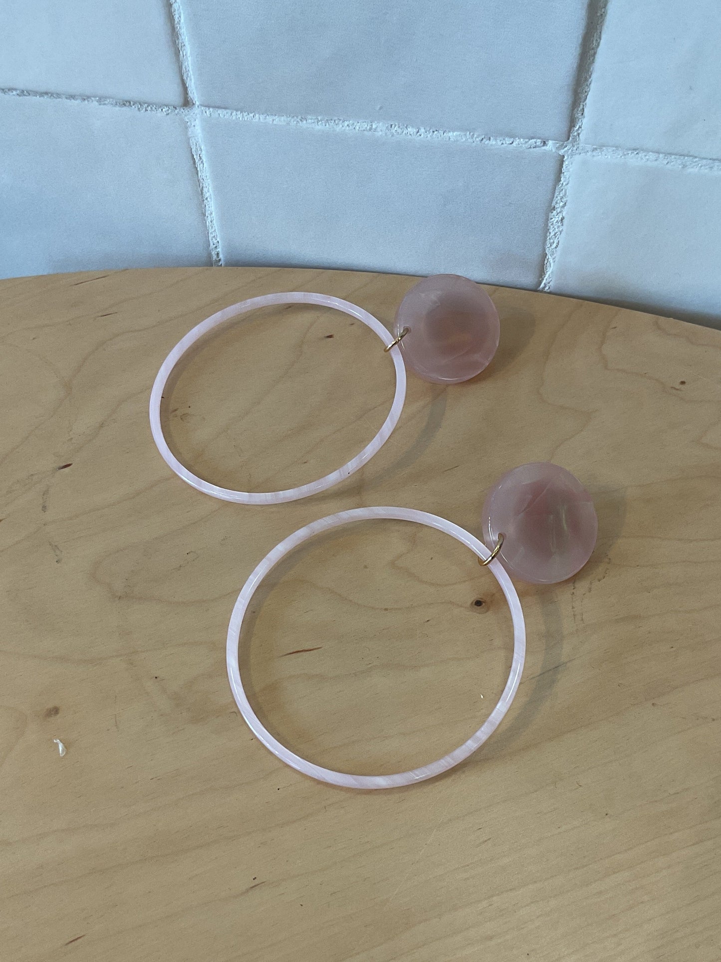Lisa Earrings Pink
