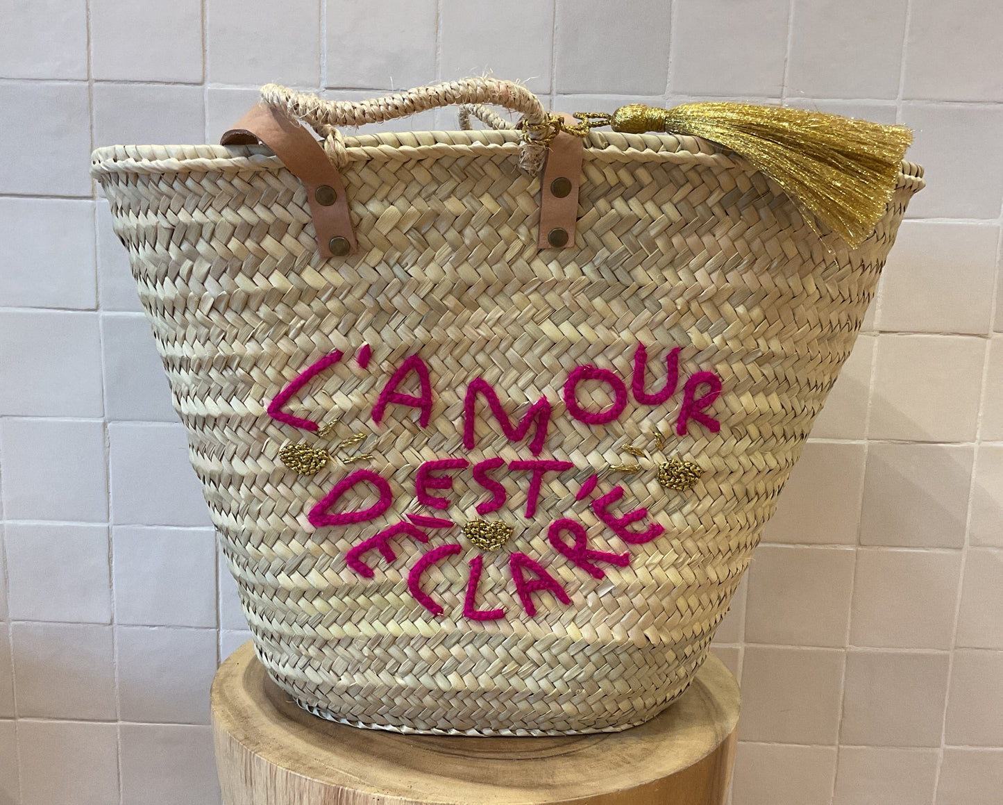 Moroccan Basket L'Amour est Déclaré