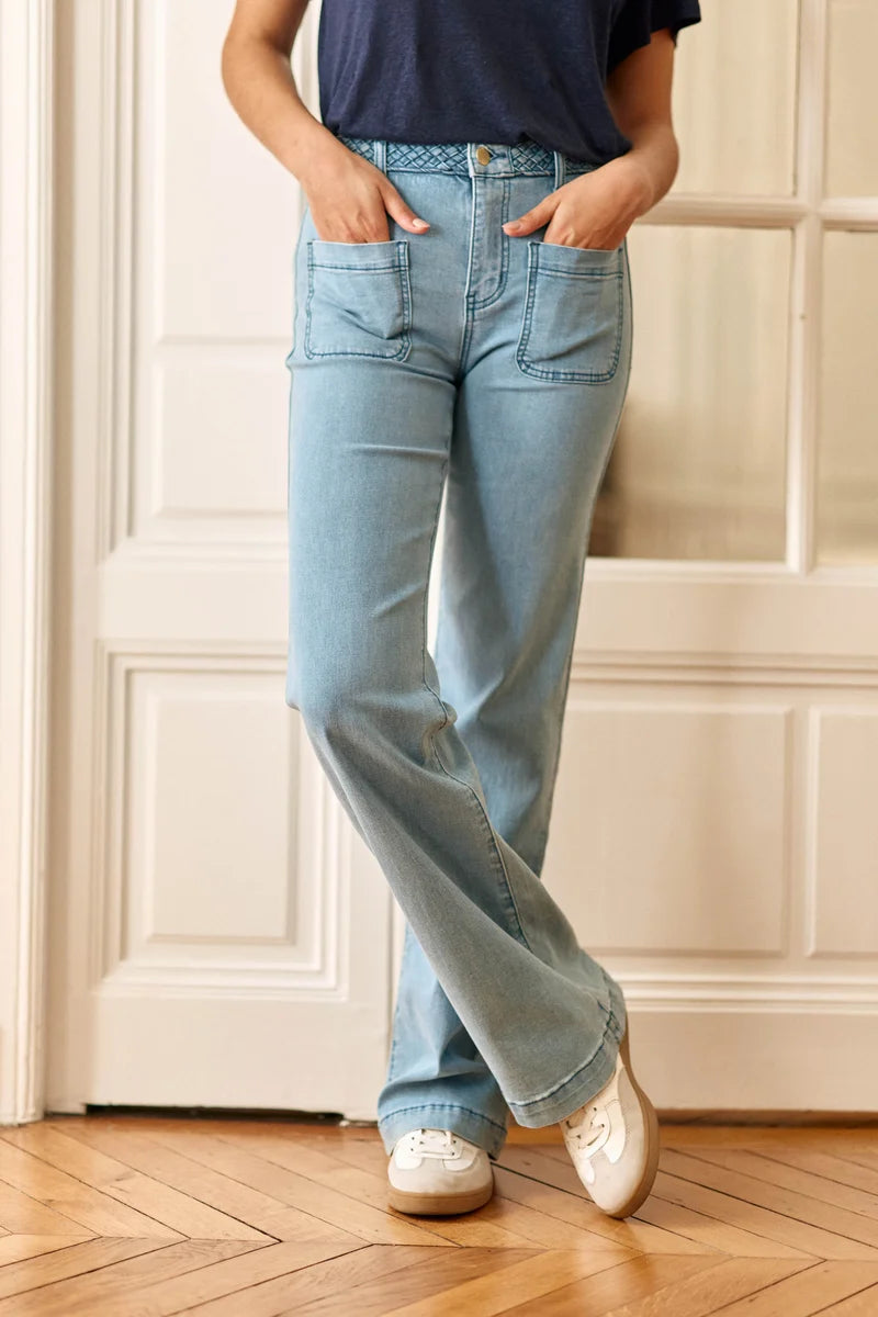 Sonny Pants Jeans Stone Light Blue