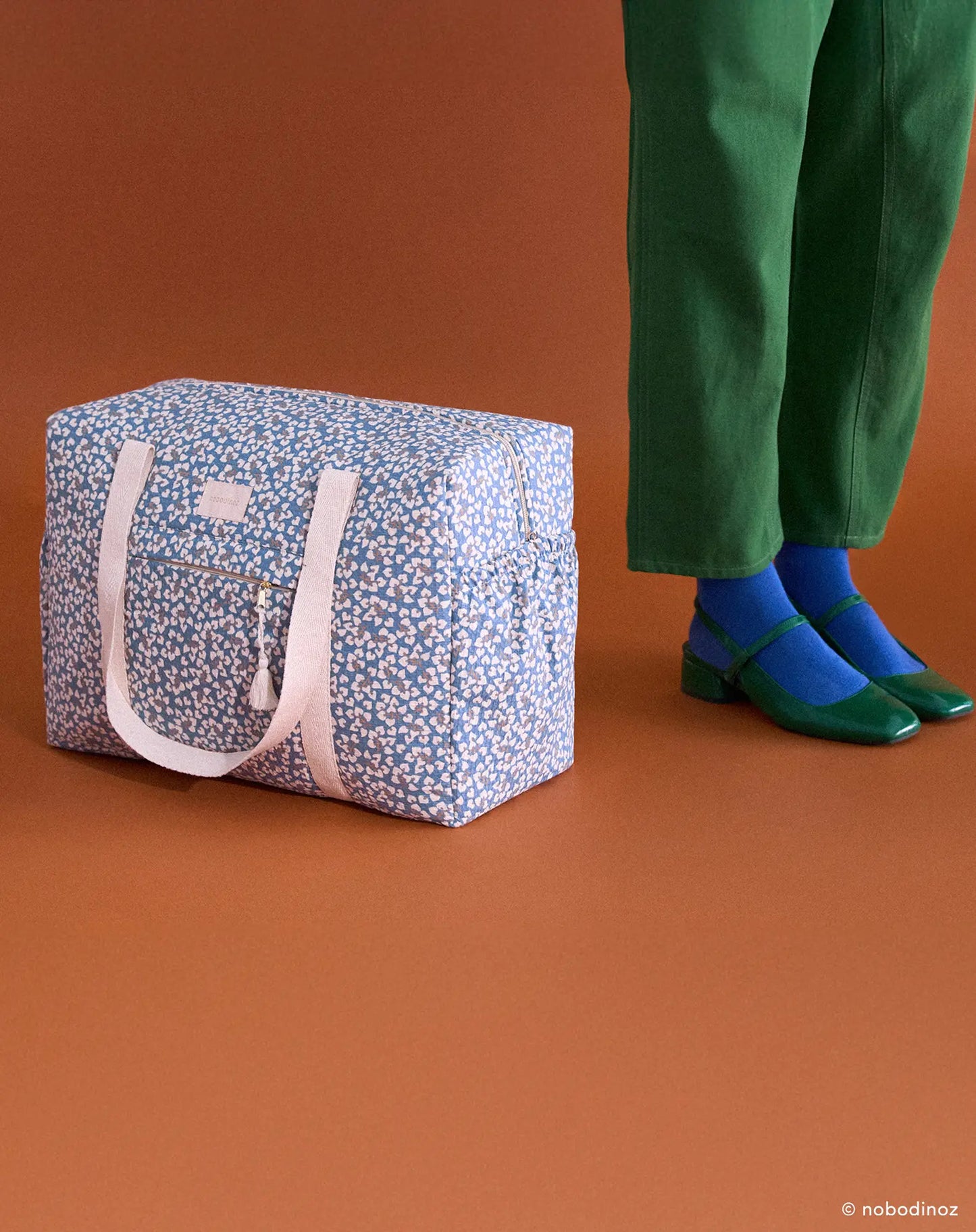 Waterproof maternity bag opera - Blue Yumiko