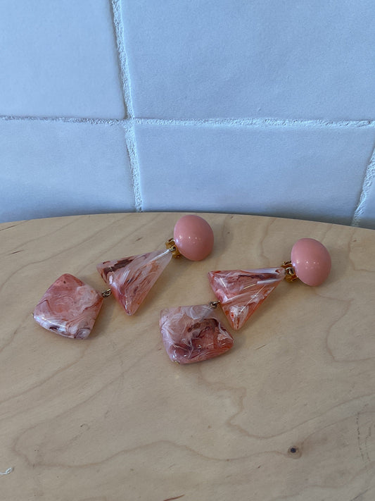 Mia Earrings Peach