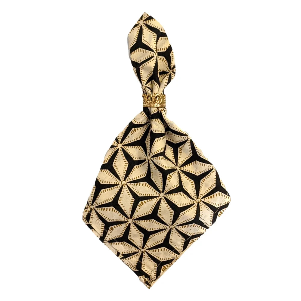 Napkin Stars Carbone  - Boncoeurs