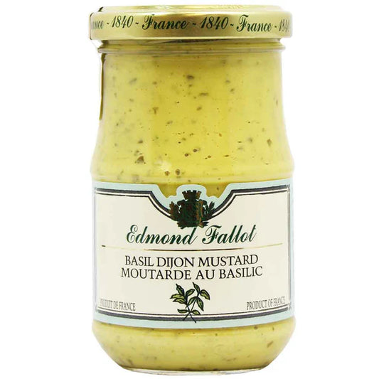 Dijon Mustard with Basil Edmond Fallot 210g