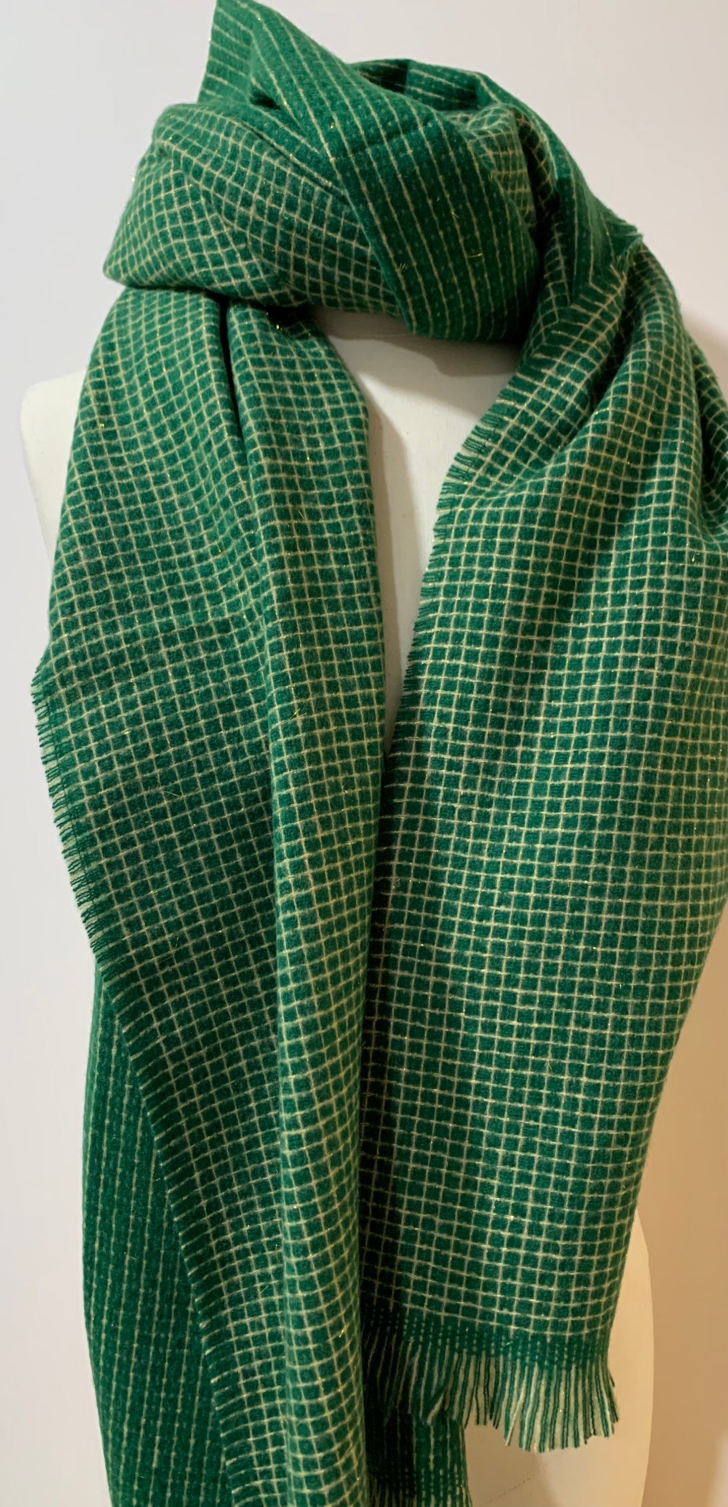 Scarf Green/Gold