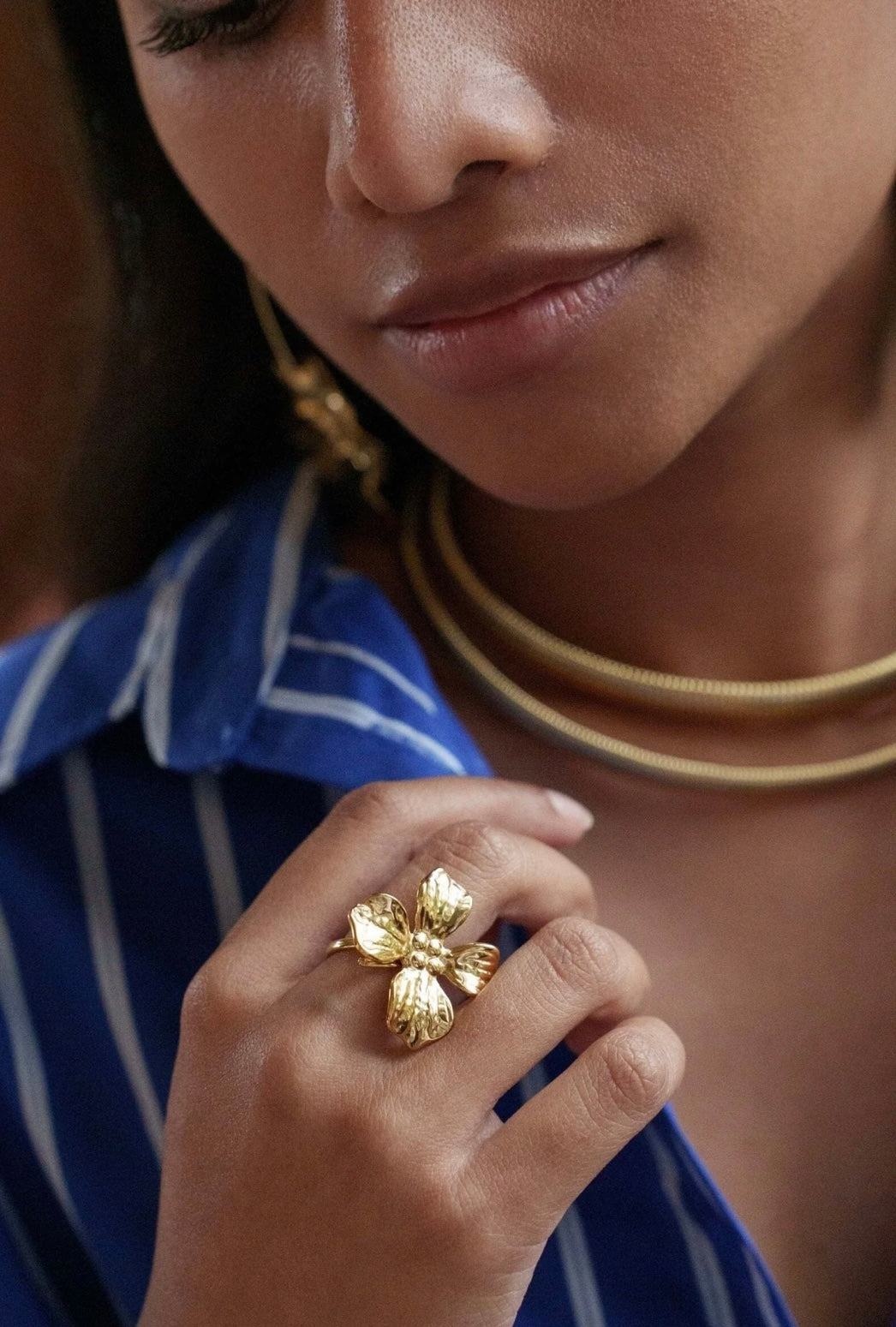 Adèle Gold Ring
