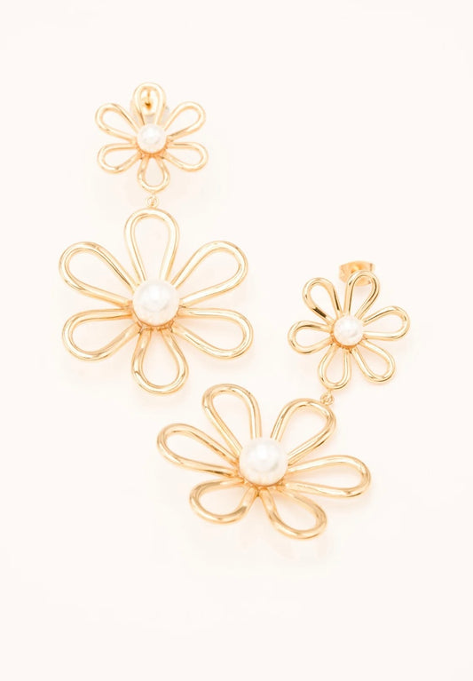 Elowen Earring Mother-of-pearl Gold