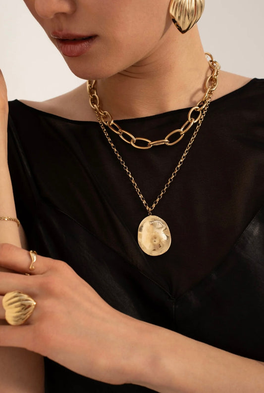 Freya Gold Necklace