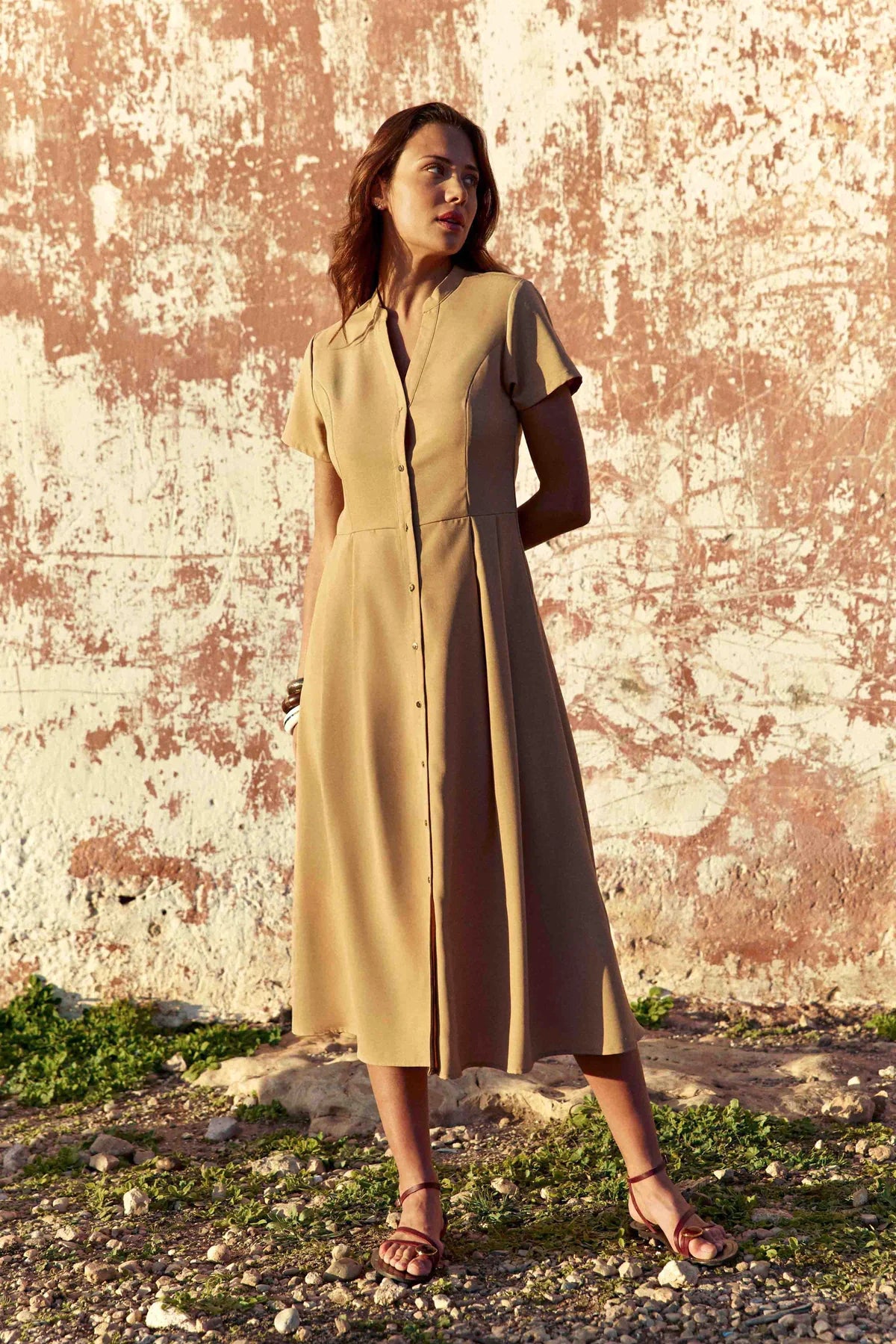 Rosie Dress Camel