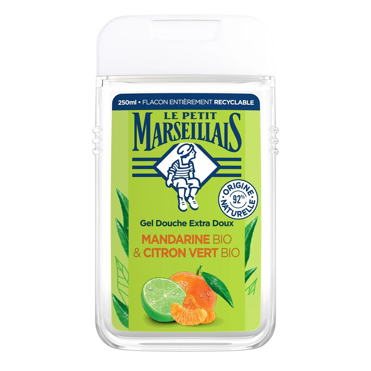 Shower gel mandarin lime - Le Petit Marseillais 25cl (8.5fl oz)