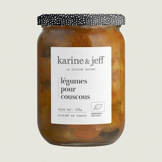 Couscous vegetables organic 540g (1.2lb) - Karine et Jeff