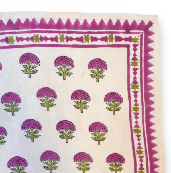 Big Scarf Latika - Florets Macadamia