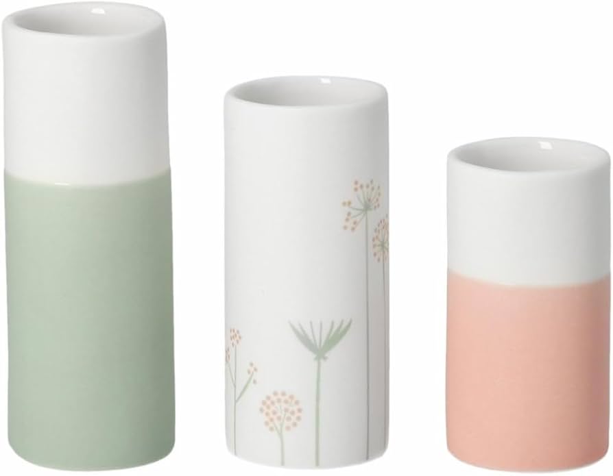 Mini Vase Set Spring Color 3pc - R18263