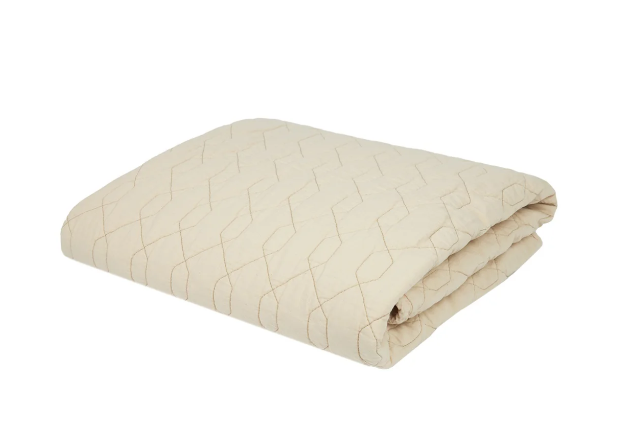 Wabi Sabi Quilted Blanket 100x135 - Ginger