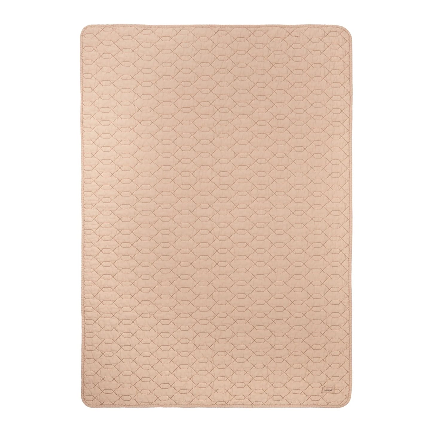 Wabi Sabi Quilted Blanket 100x135 - Powder Pink