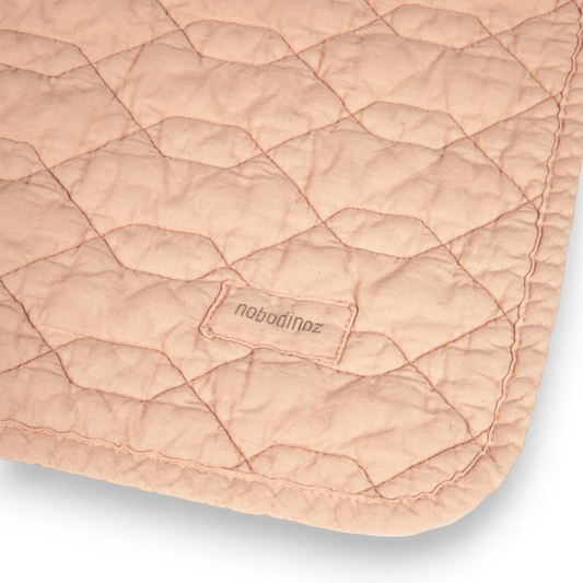 Wabi Sabi Quilted Blanket 100x135 - Powder Pink