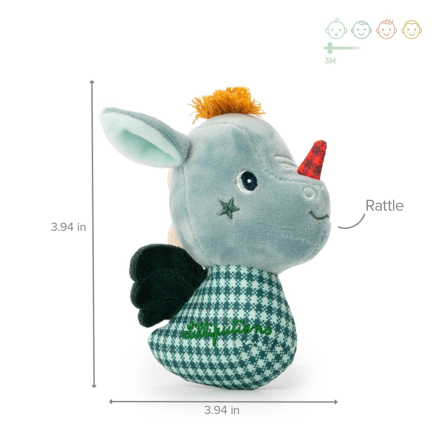 Joe Mini-Rattle - Lilliputiens