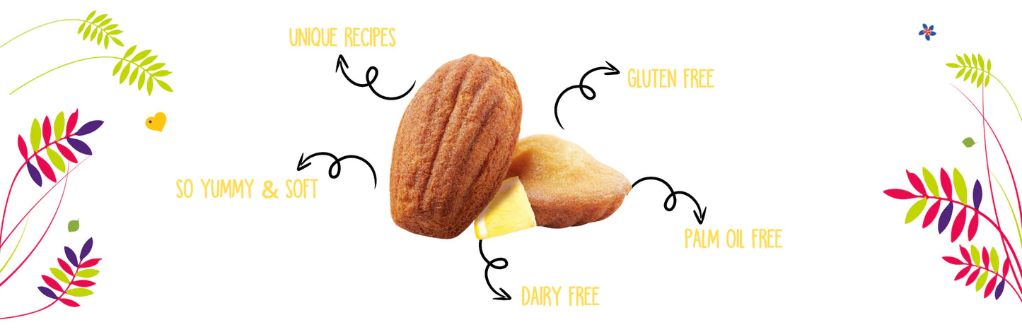 Naten - Lemon Madeleines Gluten Free 240g