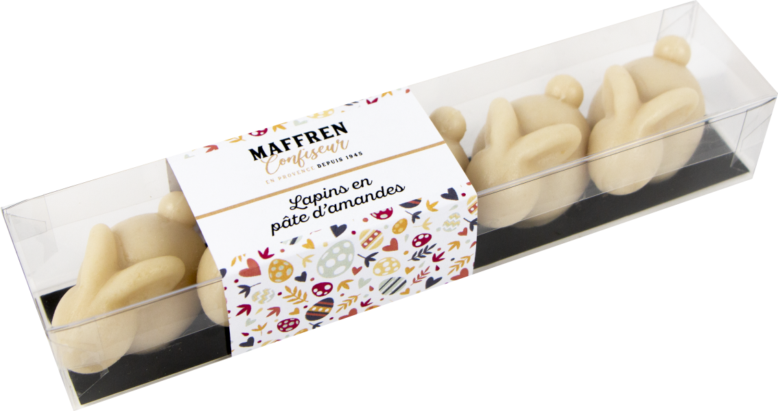 Maffren Plain Marzipan Rabbits 120g/4.2oz
