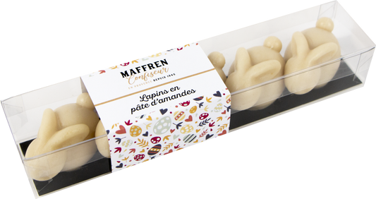 Maffren Plain Marzipan Rabbits 120g/4.2oz