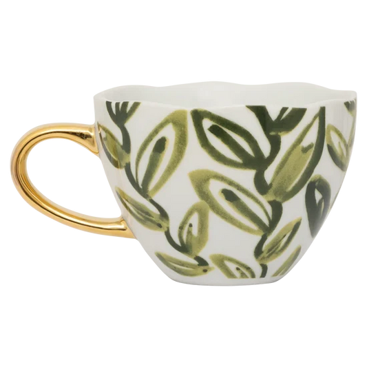 MUG TEA Cappuccino/Tea 108075 Evergreen Sprig