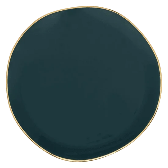 Saucer 105239 Plate Green Blue/Blue Duck