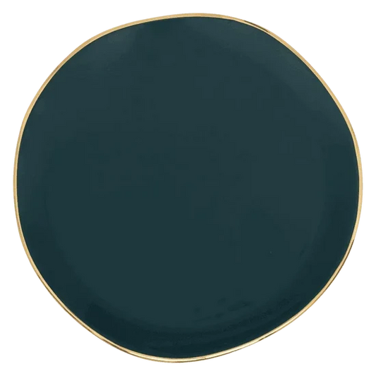 Saucer 105239 Plate Green Blue/Blue Duck