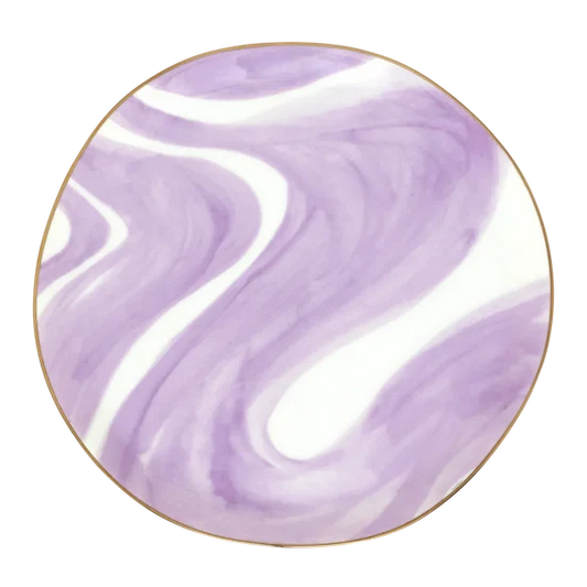 Good Morning Plate Emerald Violet 106615
