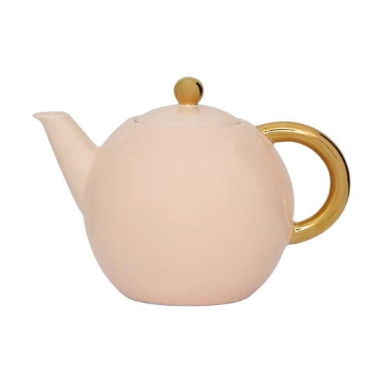 Tea Pot Porcelain old pink 107934